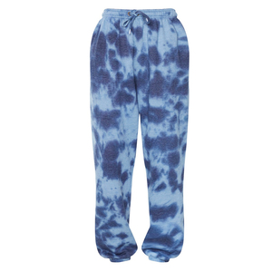 Casual Wear Sun Faded Vintage Acid Wash Screen Printing Logo Distressed Straight <b>Wide</b> <b>Leg</b> Baggy Sweatpants Men Flared <b>Joggers</b> - Product Image 6