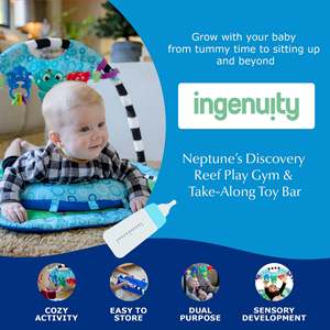 Baby Einstein Neptune's Discovery Reef - Gioco Musicale per Neonati con Barra Attività e Funzione Musicale - Product Image 2