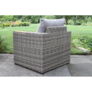 2PK แห่งกำเนิดเก้าอี้กัปตันพร้อมที่เก็บเฟอร์นิเจอร์สักและเครื่องจักสาน2ชิ้น - Product Image 2