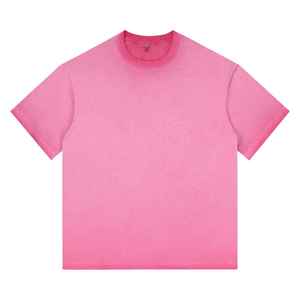 Camiseta vintage de lavado ácido de 280gsm para hombre, ropa informal de algodón 100% para personalizar tu estilo - Product Image 3