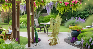 Statues et Figurines d'aigle en laiton 16cm finition or Sculpture d'oiseau pièce maîtresse pour la décoration intérieure hommes cadeaux article - Product Image 2