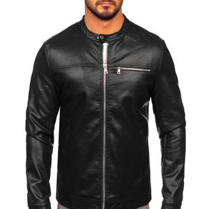 2025 Design à la mode hommes veste en cuir pas cher prix sur mesure hommes mode veste en cuir - Product Image 3