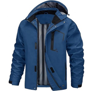 Vêtement de pluie en gros, veste coupe-vent légère imperméable avec 100% polyester - Product Image 4