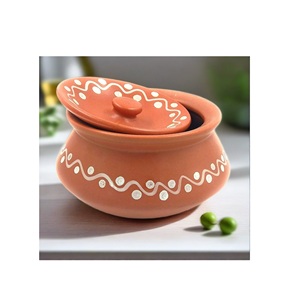 Batterie de Cuisine 100 % en Argile Naturelle Grand Format Style Desi Faite à la Main au Pakistan Design Moderne Offre Spéciale pour Usage Domestique - Product Image 2