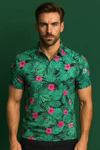 Camisa de Golf Personalizada con Logotipo, 100% Algodón, para Hombre, Bordada, Uniforme de Oficina, Lona, Sólida, Transpirable, de Media Manga - Product Image 2