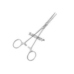 Pinzas de hemostato Crile, mango de bloqueo recto de 14cm, instrumentos quirúrgicos, instrumentos de acero inoxidable fabricados con AISI 420 - Product Image 3