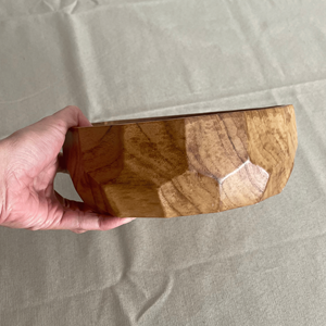 Ensaladera de madera de acacia de estilo agradable, nuevo diseño, cuenco de madera Natural de alta calidad, utensilios de cocina, venta al por mayor de Vietnam - Product Image 3