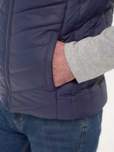 Veste sans manches matelassée pour homme, nouvelle mode 2025, légère, confortable et respirante, quantité en gros, veste matelassée pour homme - Product Image 4