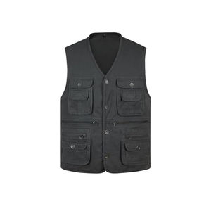 2025, el mejor Chaleco de trabajo de alta calidad para hombres, bolsillos de 5 dimensiones, ropa de trabajo duradera para escalada, pesca, senderismo, Camping, carga al aire libre - Product Image 5