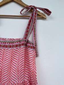 ชุดเดรสยาวสไตล์โบฮีเมียนชุดปาร์ตี้ชายหาด100% ผ้าฝ้ายไม่ซ้ำใครทันสมัยทันสมัย - Product Image 3