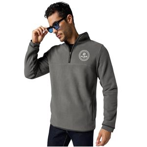 Chaqueta Polar Técnica de Invierno para Hombre con Logotipo Personalizado del Fabricante, Chaqueta Casual con Media Cremallera, Cortavientos, Impermeable, Bordada - Product Image 5