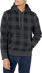 Venta caliente personalizado de calidad superior de los hombres Sherpa-Lined Pullover Heavyweight Fleece Sudadera con capucha para hombres - Product Image 2