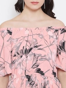 Robe courte en coton indien fait à la main personnalisée tenue de fête élégante pour les femmes pour la mariée mariage lune de miel ou cadeau elle - Product Image 2