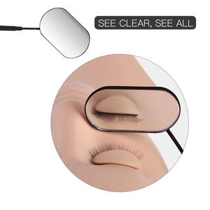 Custom Logo Lash <b>Mirror</b> Stainless Steel Eyelash Extension Tool Private Label Lash <b>Mirror</b> Professional Makeup Tool - Product Image 2