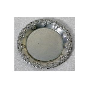 Aluminum Wine Bottle coaster Holder for Parties Clubs Use Hammered Flower Design Round Aluminum Wine coaster Holder - Product Image 6