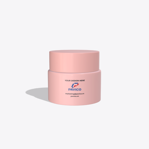 ขวดเครื่องสำอางทรงกลม HDPE สีสันสดใสจาก Pavico ขายส่ง ได้รับการรับรองมาตรฐาน ISO 9001:2015 รับผลิตบรรจุภัณฑ์ดูแลส่วนบุคคลพร้อมพิมพ์ลายตามสั่ง - Product Image 1