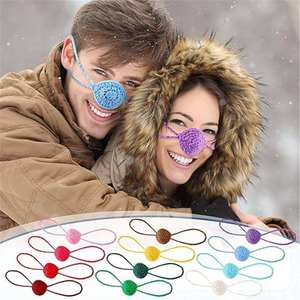 Cache-nez en coton tricoté uni, confortable et doux, idéal pour le ski et les activités de plein air par temps froid - Modèle transfrontalier N13 - Product Image 3
