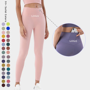 Pantalones deportivos de cintura alta para mujer, mallas transpirables de algodón 100% para gimnasio, mallas de entrenamiento para mujer para entrenamiento deportivo - Product Image 3