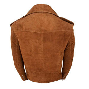 Men'sTop Quality Premium Leather Fashion Jacket Suede Leather Premium Soft Touch Fully <b>Lined</b> Black Suede <b>Jeans</b> Style Jacket - Product Image 2