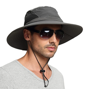 Sombrero de Pescador Plegable de Ala Ancha Personalizado de Verano de Fábrica OEM, Gorra de Moda para Acampar y Protegerse del Sol - Product Image 6