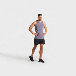 Men's Custom Logo Workout Tank Top Breathable Cotton Spandex Muscle Singlet Gym <b>Bodybuilding</b> Fitness <b>Vest</b> for Running - Product Image 6