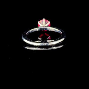 แหวนเพชรโมอิสสีเงินสเตอร์ลิง925สวยงามสำหรับงานหมั้นวันครบรอบแต่งงานหรือปาร์ตี้สไตล์อินเทรนด์เป็นของขวัญ - Product Image 4