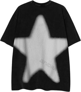 Camiseta de manga corta con estampado personalizado para hombre Camisetas de calle personalizadas Deportes Algodón Manga corta Impresión de diseñador de lujo - Product Image 2