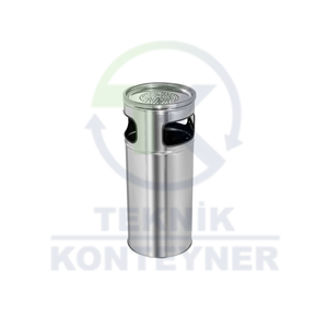 Venta caliente Cenicero de lujo de alta calidad 40Lt Colon Mejor Diseño de acero portátil clásico Cenicero redondo sin humo Gris Uso en el hogar Cigarros - Product Image 3