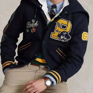 Personnalisé 100% coton lourd chenille brodé laine lettrage hommes Varsity Baseball Jacket College Jacket - Product Image 1