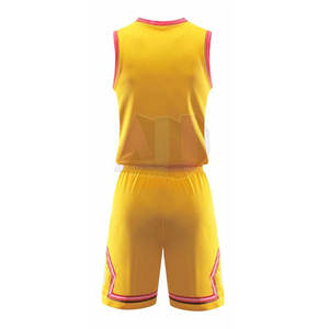 ชุดบาสเก็ตบอลเพิ่มความชุ่มชื้นแบบปรับแต่งได้สั่งซื้อจำนวนมากน้ำหนักเบามีหลายขนาดให้เลือกสำหรับทีม - Product Image 3