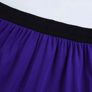 ชุดบาสเก็ตบอลแบบสั่งทำขายส่งสำหรับทุกเพศ ระบายอากาศได้ดี พิมพ์ลายด้วยเทคนิคซิลค์สกรีน ซับเหงื่อ ป้องกันรังสียูวี พร้อมโลโก้ผู้เล่น มีไซส์ใหญ่ - Product Image 6