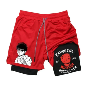 Pantalones Cortos de Entrenamiento de Boxeo para Gimnasio, Moda de Verano, Dos en Uno, Pantalones Cortos de Compresión para Hombre, Pantalones Cortos Deportivos de Doble Capa, Tallas M-3XL - Product Image 6