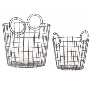 Modern <b>Baskets</b> With Handle Wide Design Keeps Fruits Fresh Longer <b>Storage</b> <b>Metal</b> Steel Wire Handicraft <b>Baskets</b> With Gold Plated - Product Image 4