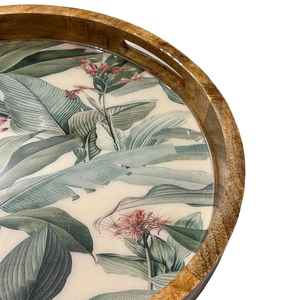 Meena Plateau carré en métal en fer au design moderne pour ustensiles de cuisine décoratifs faits à la main - Product Image 2