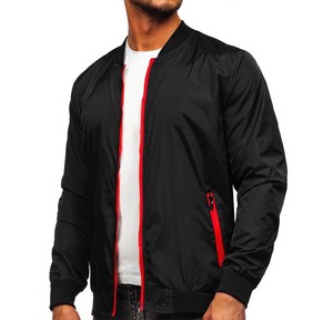 Chaquetas de cuero de talla grande para hombre, diseño acanalado de bloque de color de invierno con bordado de chenilla - Product Image 4