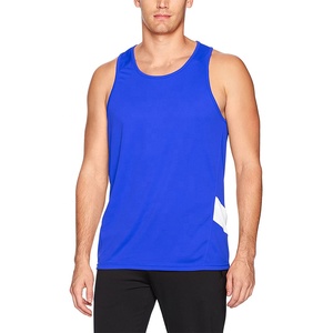 Débardeurs sans manches 100% coton décontractés pour hommes Débardeur bon marché avec logo personnalisé pour l'entraînement - Product Image 5