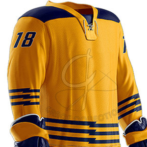 Maillots de hockey sur glace entièrement personnalisés, uniformes imprimés sur mesure, vêtements de sport 100% polyester, collection Grace - Product Image 5