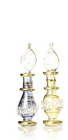 Flacon de parfum de luxe en verre égyptien soufflé à la main, modèle GB 015, style amour fait main, rechargeable, vide