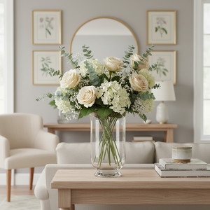 VHV0812 - แจกันแก้วทรงเฮอร์ริเคนขนาดกลาง - 12 นิ้ว - Product Image 4