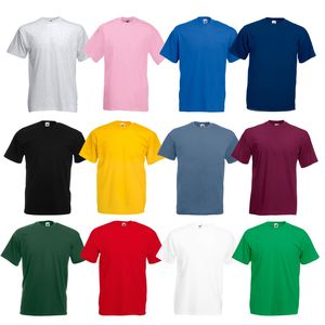 เสื้อยืดผู้ชายผ้าคอตตอนสีพื้นสำหรับ100% พิมพ์ลายยูนิเซ็กส์กำหนดโลโก้ได้เอง - Product Image 4