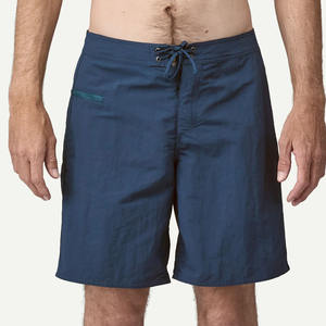 Shorts de bain décontractés pour hommes, séchage rapide, respirants, écologiques, anti-plis, 100 % polyester, avec cordon de serrage à la taille - Product Image 4