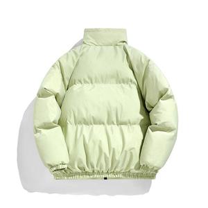 Best Quality Promotional Fashion Shiny Winter Coat <b>Men</b> Puffer Down Jacket Custom Zipper And Button Puffer Jacket - Product Image 5