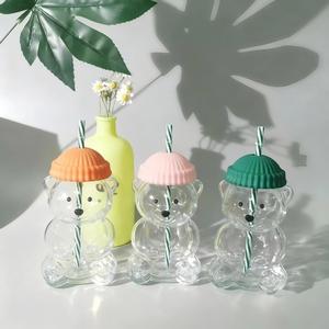 Vaso de Café Frío con Forma de Oso de Peluche Amarillo de Edición Limitada <span class=keywords><strong>2026</strong></span>, con Pajita, Compatible con Starbucks Barista - Product Image 4