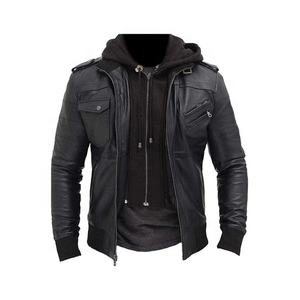 2026 New Leather <b>Jacket</b> Men's Youth Leather <b>Jacket</b> Suit Collar Business Casual Leather <b>Jacket</b> Men's Spring Wholesale - Product Image 3