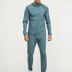 ชุด2ชิ้นชุดวอร์มกันลมกันน้ำสำหรับทุกเพศชุดวอร์มกางเกงคาร์โก้กางเกงวอร์มเซ็ตสองชิ้นความยาวเต็ม - Product Image 1