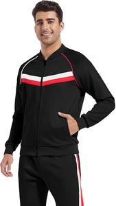 Ropa de entrenamiento y jogging transpirable para hombres, chándal con logotipo personalizado para hombres, conjuntos de chándal de gimnasio para hombres - Product Image 5