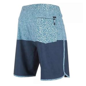 Pantalones cortos de tabla informales de corte clásico para hombre, pantalones cortos de natación de verano de tela tejida transpirable, pantalones cortos de playa elásticos - Product Image 3