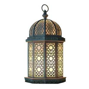 Stylish <b>Moroccan</b> Ramadan Kareem <b>Decorative</b> Metal Lantern With Traditional Carved Pattern Suitable For Hotels - Product Image 4