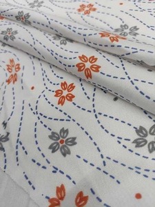 Durable Pastoral idílico doble tela Jacquard flor raya tela de algodón al por mayor textil proveedor OEM fábrica - Product Image 2