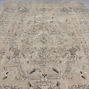 Rug, 9.3x12.6 ft Turkish Rug, <b>Brown</b> Moroccan Rug <b>Wool</b> - Product Image 5